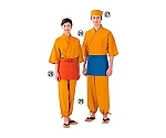 作務衣パンツ(男女兼用)EL3379-5 黄 M　3313650