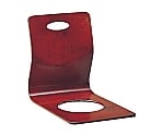 木製 座椅子 小判 ワイン　3840200