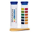 pH試験紙 ブックタイプ ボトル入 測定領域1～12 1個（100枚入）　165/1-12