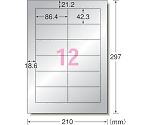 エーワン?　透明保護フィルム　63×36mm　（6枚入）　79221