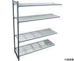 固定追加ユニット　カムシェルビング　ベーシックシェルフ　866×460×1830mm　CBA183672V4