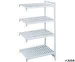 固定追加ユニット　カムシェルビングプレミアムシェルフ　ベンチ型4段　866×460×1830mm　CPA183672V4