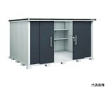 61-8813-14 ヨド物置エルモ 床面積2.16m2 LMD-1811 SM 【AXEL】 アズワン