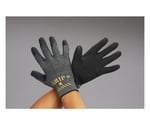 [Ｍ] 手袋(ﾎﾟﾘｴｽﾃﾙ､綿･天然ｺﾞﾑｺｰﾄ/黒)　EA354GD-16A