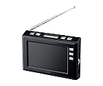 4.3インチディスプレイ ワンセグラジオ(ブラック)　TV03BK