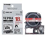 テプラ PROテープ マグネット白色18mm赤文字　SJ18SR