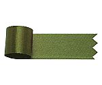 リボングレースサテン 12mm×20m 深緑　50-7227