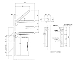 物干金物 バルコニー用 横収納ポールタイプ ステンカラー　SK-700YSLP-SC