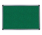 掲示板 アルミ製 吊下型 幅900×高600mm ラシャ貼 緑　SMS-1030