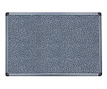 掲示板 アルミ製 吊下型 幅900×高600mm ラシャ貼 灰色　SMS-1030