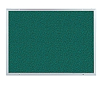 掲示板 アルミ製 幅550×高410mm レザー貼 緑　SK-401-1A