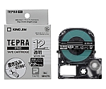 [テプラ]PRO SRシリーズ専用テープカートリッジ 12mm幅 透明 白文字　SB12TS