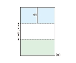 マルチプリンタ帳票 A4判3面カラー　FSC2081