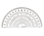 分度器 半円 180mm　B-18