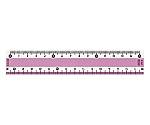 カラー直線定規 目盛:15cm ピンク　CPK-15-P