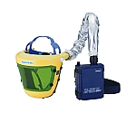 電動ファン付き呼吸用保護具（飛来落下物用） ヘッドギアタイプ溶接現場用　LS-455;W2SAH