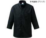 メンズシャツ七分袖　ブラック　L　614-05 L