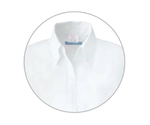 レディスシャツ半袖　ホワイト　L　622-10 L