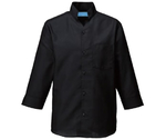 シャツ（七分袖男女兼用）　黒　L　626-05 L