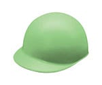 ヘルメット野球帽型（飛・電）グリーン　ＡＢＳ　377-23GR