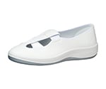 男女兼用 クリーン静電作業靴 通気タイプ エレパス SU402 ホワイト 23.0cm　SU402-23.0