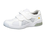 男女兼用 静電作業靴 エレパス307 ホワイト 24.0cm　ELEPASS307-24.0