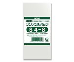 HEIKO OPP袋 クリスタルパック S4-8 (サイドシール) 100枚　006739400