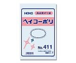 HEIKO ポリ袋 透明 ヘイコーポリエチレン袋 0.04mm厚 No.411 100枚　006618100