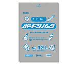 HEIKO ポリ袋 ボードンパック 穴なし 厚0.02mmコーナーカットタイプNo.12L 100枚　006763432