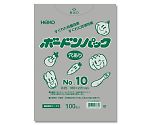 HEIKO ポリ袋 ボードンパック 穴ありタイプ 厚み0.025mm No.10 100枚　006763360