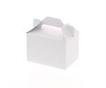 HEIKO 箱 キャリーケース ホワイト 3.5×5 ケーキ2～3個用 25枚　004247300