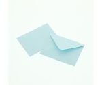HEIKO ミニ横型封筒 ブルー 20枚　007242407