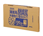 業務用MAX90L 100枚BOXエコ HDPE 半透明 0.02mm　SB98