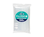 チャック袋付ポリ袋 100枚 LDPE 透明 0.04mm　JG-4