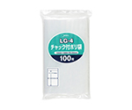 チャック袋付ポリ袋 100枚 LDPE 透明 0.04mm　LG-4