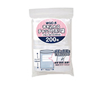 書き込めるチャック付ポリ袋200枚 LDPE 透明 0.04mm 70×100mm WGC-4