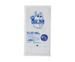 レジ袋（乳白） 関東30号/関西40号 HDPE 白 0.018mm 1ケース（100枚×30冊入）　RJJ30