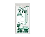 レジ袋（無着色）省資源 関東12号/関西30号 ベロ付 HDPE 半透明 0.011mm 1ケース（100枚×60冊入）　RD12