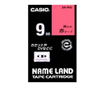 カシオ ネームランドテープ9mm幅 (赤地/黒文字)　XR-9RD