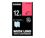 カシオ ネームランドテープ12mm幅 (赤地/黒文字)　XR-12RD