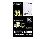 カシオ ネームランドテープ36mm幅 (透明地/黒文字)　XR-36X