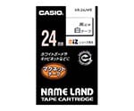 カシオ マグネットテープ24mm幅 (白地/黒文字)　XR-24JWE