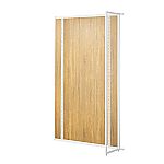 UR壁面タイプ W120×H210cm 【連結 】【ホワイト枠×ラスティック柄パネル】　61-14-2-5