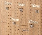 有孔パネル用フック　クローム　　L5cm　φ4mm　10本組　61-123-8-2