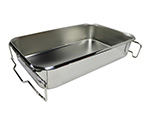 給食運搬バットフランジ半カール 23L　SH-6038-5F