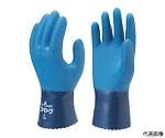 ニトリルゴム手袋 まとめ買い 簡易包装ニトローブ10双入 ブルー Mサイズ　NO750-M10P
