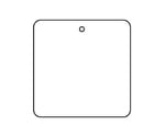 50x 50mm エコユニボード札(10枚)　EA956V-104