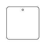 90x 90mm エコユニボード札(10枚)　EA956V-106