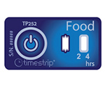 食品温度モニタリング・ラベル 100枚入　 5℃　4時間　TP252-100