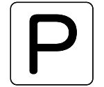 配管ステッカー P 中 1組（10枚入）　AS-25-16M